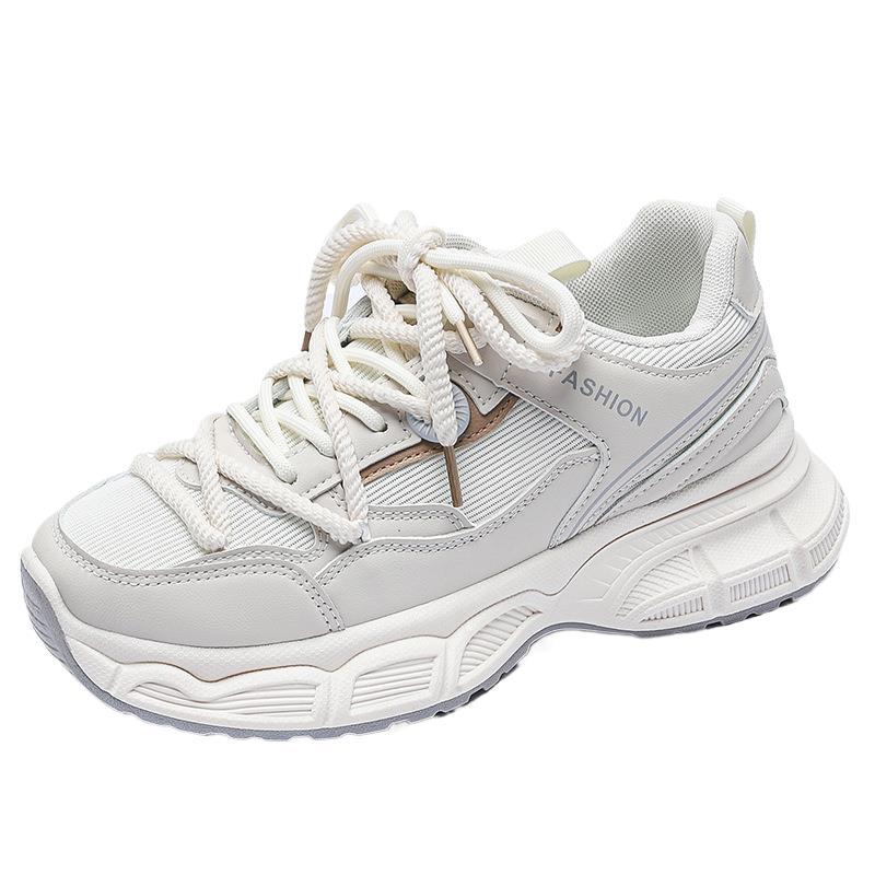 Papá zapatos mujer 2024 otoño nuevo estilo ins versión coreana de todos los partidos zapatos deportivos casuales de plataforma para mujer