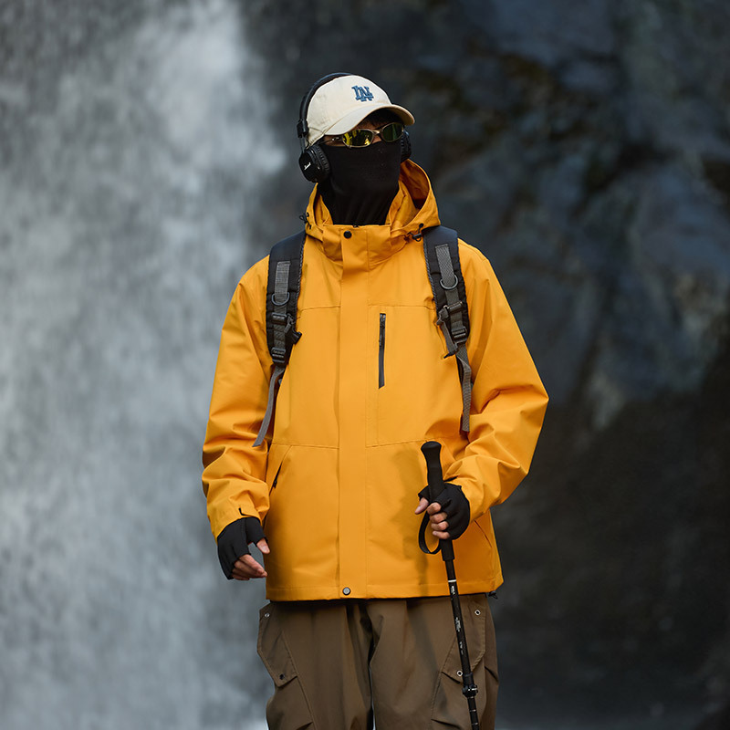 NASA三合一冲锋休闲外套春秋季2025新款户外登山服防风防水夹克衫|undefined