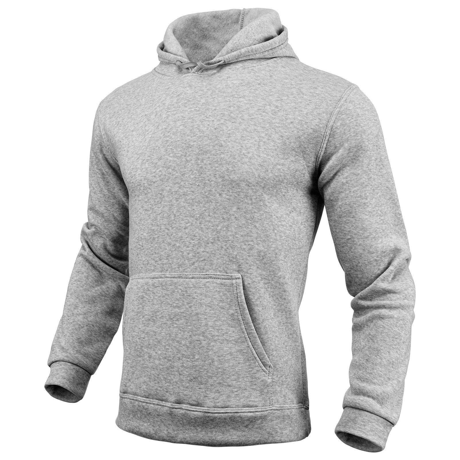Men's Hoodie Thickened Loose Pullover Solid Colour Casual Autumn_voghion.com