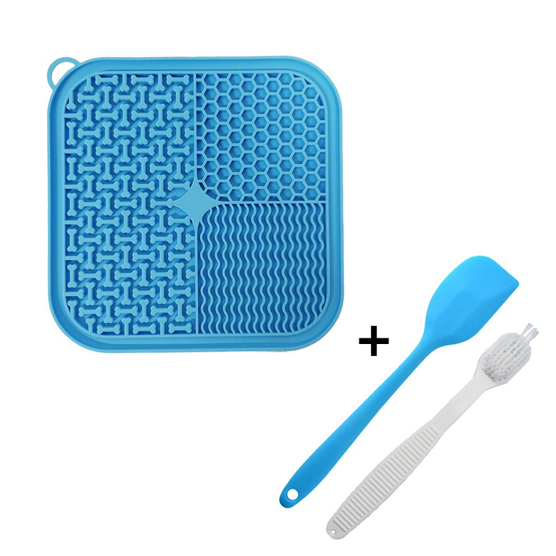 El estilo de explosión de Amazonas es adecuado para todo tipo de almohadillas de lamiendo de silicona para mascotas, almohadillas de comida lenta para perros, almohadillas antideslizantes con ventosa