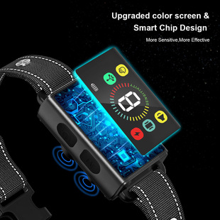 Color screen 8-level sensitivity adjustment motion sensor anti-misoperation intelligent incremental audio vibration electric shock bark stop