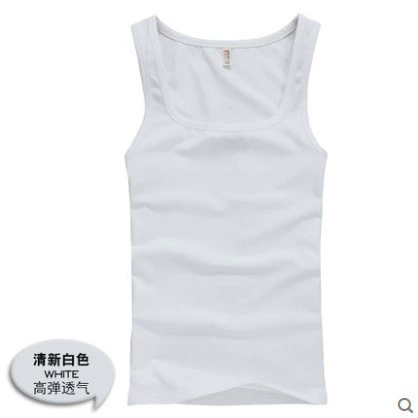 Sports vest for gym, square neckline, tight, slim fit, wholesale