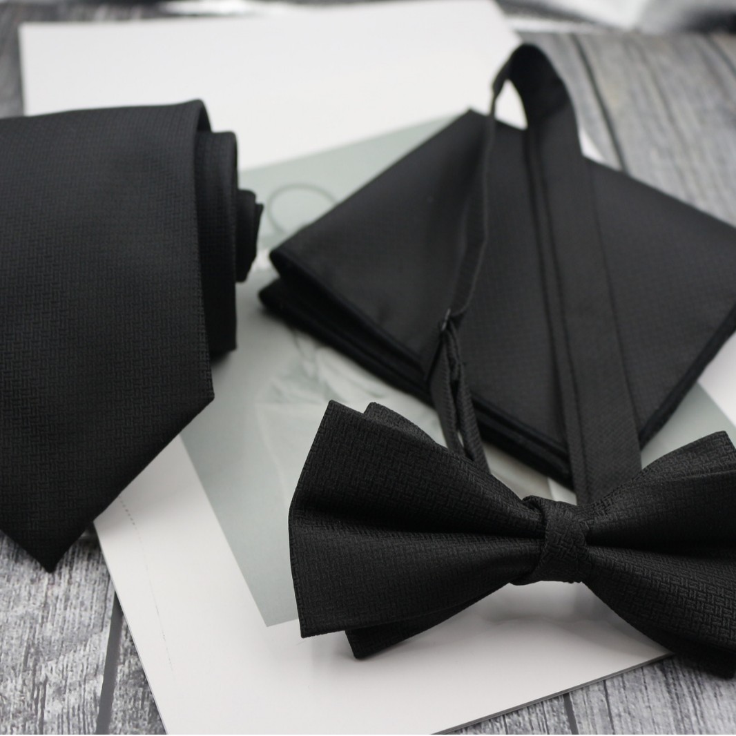 Solid Colour Mens Formal Tie For Wedding And Business Suit Set_voghion.com
