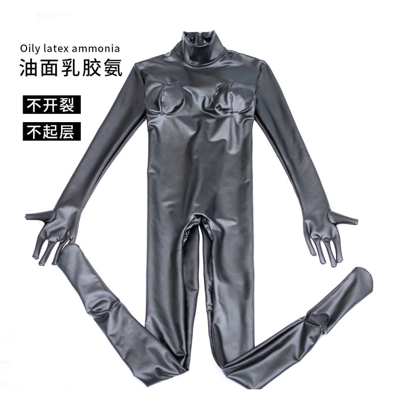 Charming D01 新しいコスプレブラックウィドウツーピースボディスーツフルカバースーツラテックスアンモニア|undefined
