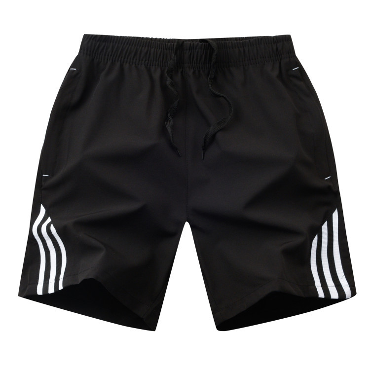 Cross-border 5XL - 8X tres barras pantalones cortos de verano delgados sueltos pantalones deportivos casuales de verano para hombres