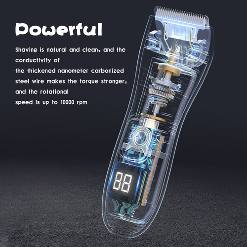 Amazon Ceramic Head Baby Hair Clipper Baby Electric Hair Clipper Hair Styling Tools Children's Electric Clipper