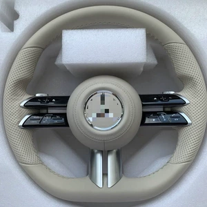 Mercedes-Benz genuine leather AMG steering wheel assembly for C-Class, E-Class, S-Class, modified dragonfly-style steering wheel assembly, upgrade for older models
