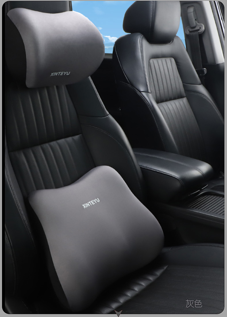 Car Lumbar Support Car Driving Headrest Seat Backrest Car Cushion Driving Lumbar Support Waist Support Pillow Lumbar Support