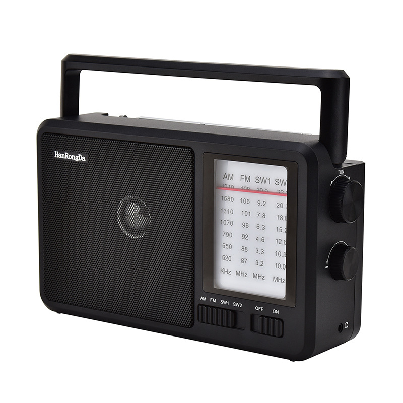 Radio multifuncional mayorista transfronteriza con operación simple y fácil de entender Walkie-talkie multibanda portátil para ancianos