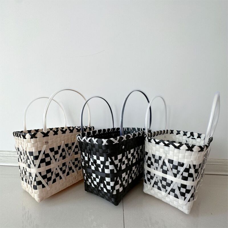 Beach Women's Bag, Picnic Basket, Woven Bag, Summer Seaside Shopping Bag, Shopping Basket, Mani Tote Basket, Handbag