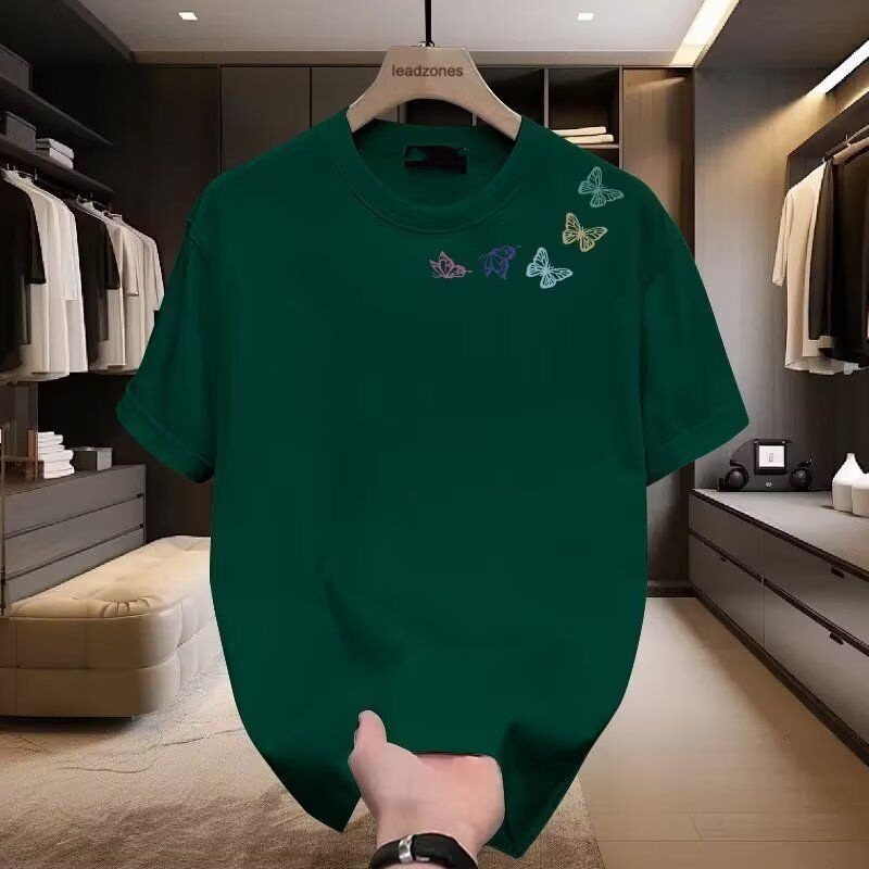 Abbigliamento uomo Maglietta a maniche corte da uomo Marchio alla moda Stile hip hop Girocollo Top estivo intimo per studenti e coppie_voghion.com