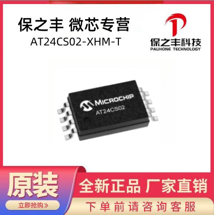 At24Cs02-Xhm-T Memory, Microchip Franchise, Real Stock, Original Spot