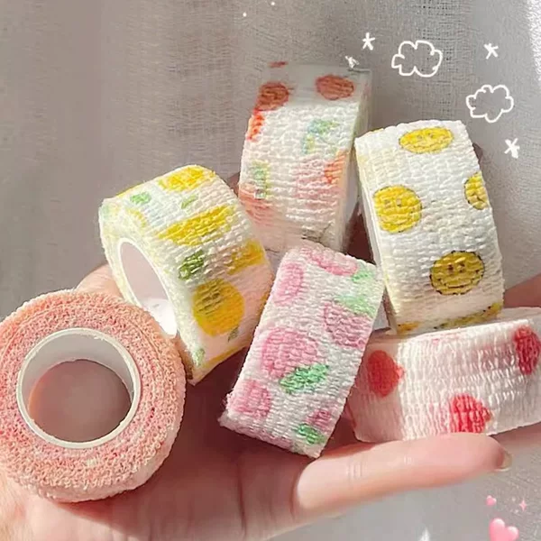 Student Writing Finger Protection Bandage, Cute Self-Adhesive Finger Joint Protective Cover, Anti-Wear Callus Finger Elastic Tape