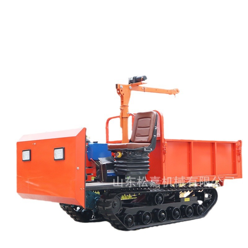 Todo terreno diesel camión de transporte de orugas de montaña variedad de camión de transporte de orugas de mano camión de volcado agrícola