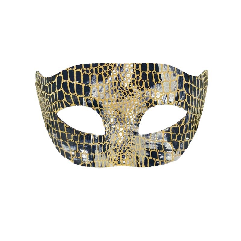 Nuevo baile de máscaras adulto piel de serpiente piel de cocodrilo diversión accesorios de fiesta lindos extraños princesas máscaras de hombres y mujeres