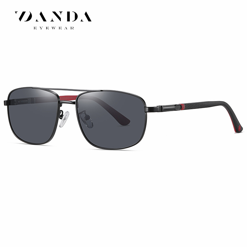 2021 gafas de sol polarizadas gafas de doble haz de los hombres nuevos gafas de doble haz 6313 gafas de Primavera de dos colores en stock