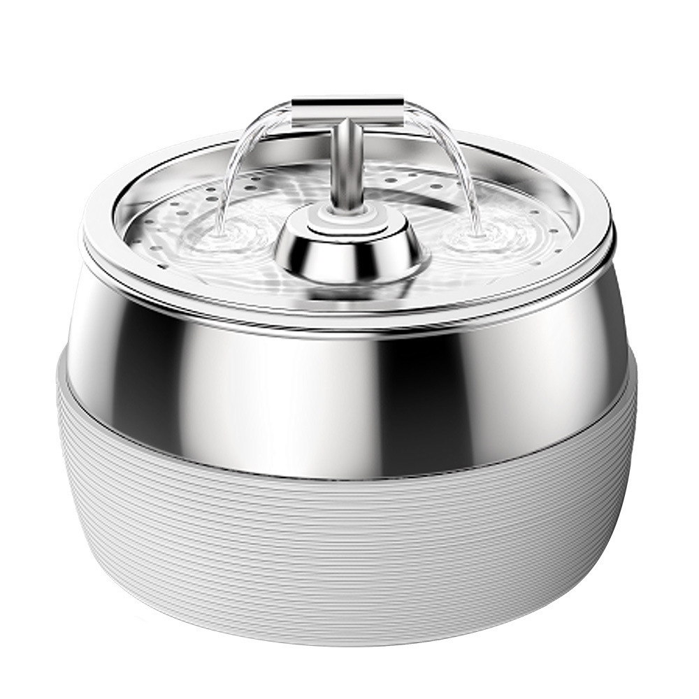 Amazon de acero inoxidable inteligente para bebidas de mascotas 3.2L filtro de circulación automática de gran capacidad alimentador de agua para gatos y perros