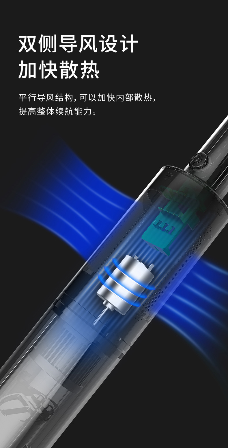 New Car Vacuum Cleaner, Handheld, Wireless, Portable, Small, Super Powerful Suction, High-Power, Suitable for Home Use