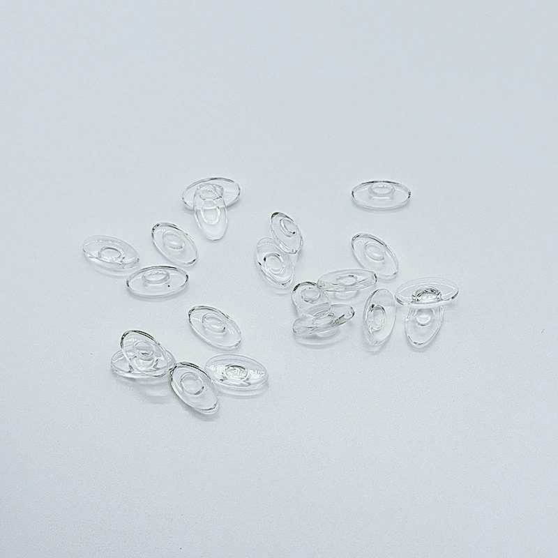 Аксессуары для очков носовая накладка Безрамная Пряжка носовая накладка из ПВХ независимо от левого и правого пластикового кронштейна