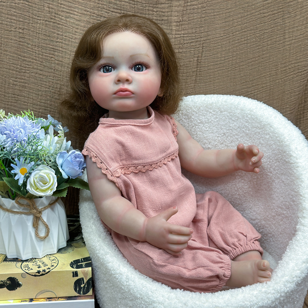 cm pesado muñeca regalos de goma blanda juguetes 55 simulación de chicas para acompañar a los niños Tu muñeca