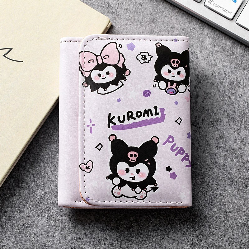 オリジナルの新型クロミーかわいいアニメ財布かわいい大容量財布三つ折りネット赤の短い財布|undefined