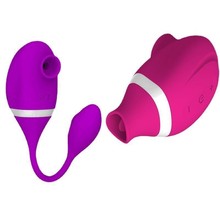 毛毛豆2代多頻震動跳蛋陰蒂刺激無線遙控女用吸陰器情趣性用品