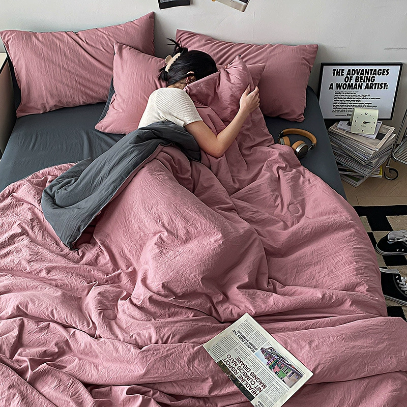 Производитель поставляет оптом 2025 новых комплектов летнего хлопкового одеяла типа А из мягкой стиранной ткани для всех сезонов.