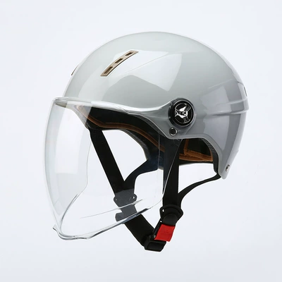 3C certification electric car Motosiklet kaskı (dəbilqə) - silver-helmet