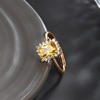 18k color plated-golden yellow # 8