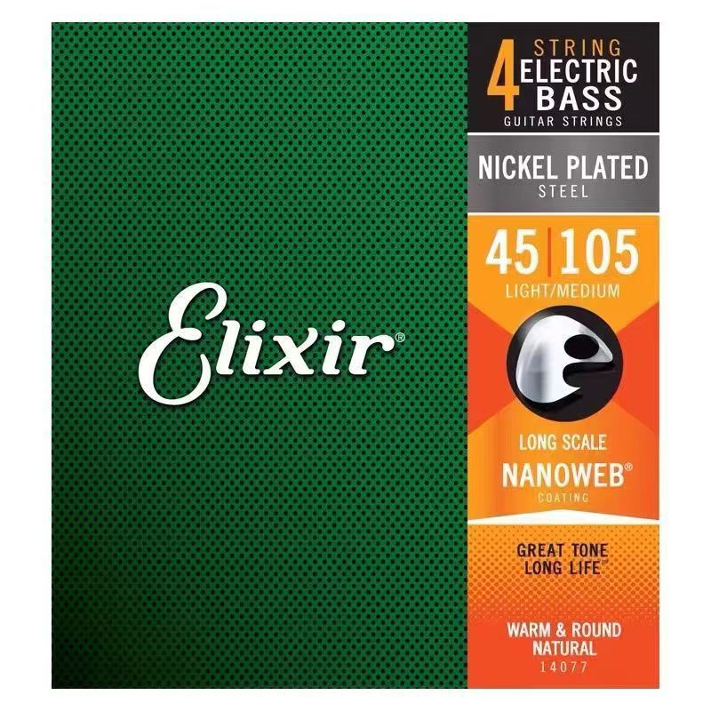 Cuerdas para Guitarra Eléctrica y Bajo de Aleación de Níquel-Plata para Instrumentos Musicales