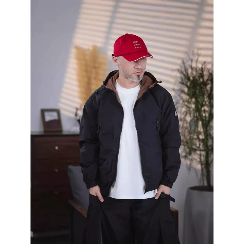 Американский модный бренд, двусторонняя куртка, мужская осенняя новая уличная куртка, трехзащитная рабочая одежда, повседневный топ