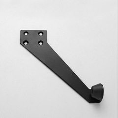 304 stainless steel door stop 90-degree limiter wooden door barrier shock absorption silent left and right door top rubber anti-collision positioning