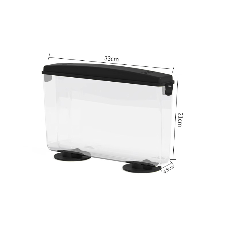 플랫 어항 대형 블랙 2179