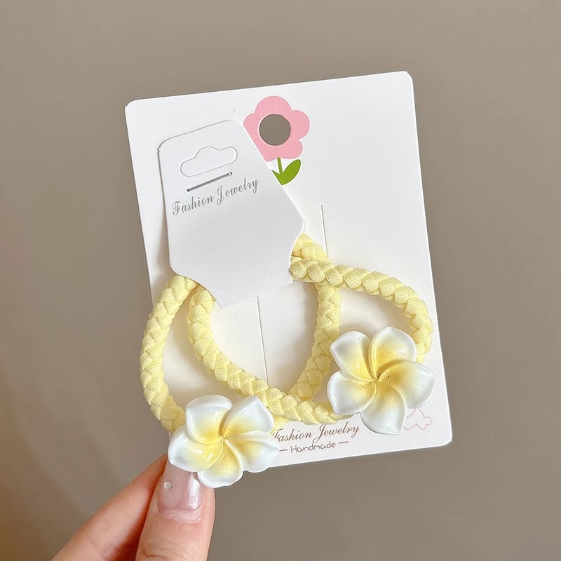 Temperamento dulce clip de cabello mujer hermosa flor de huevo cerezo correa lateral clip de cabello frisa clip de cabello tocado