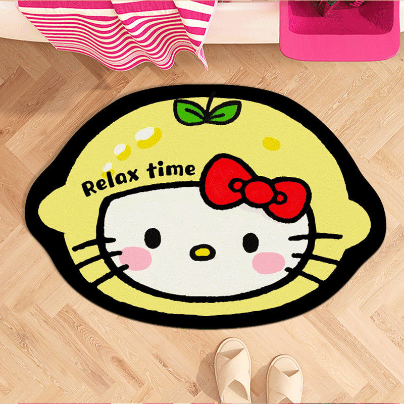 HelloKitty卡通硅藻泥地垫浴室吸水防滑脚垫卫生间耐脏易打理地垫|undefined