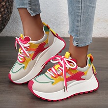 H 41040 Korean Mesh Platform Dad Shoes �������������ϵ�Ь