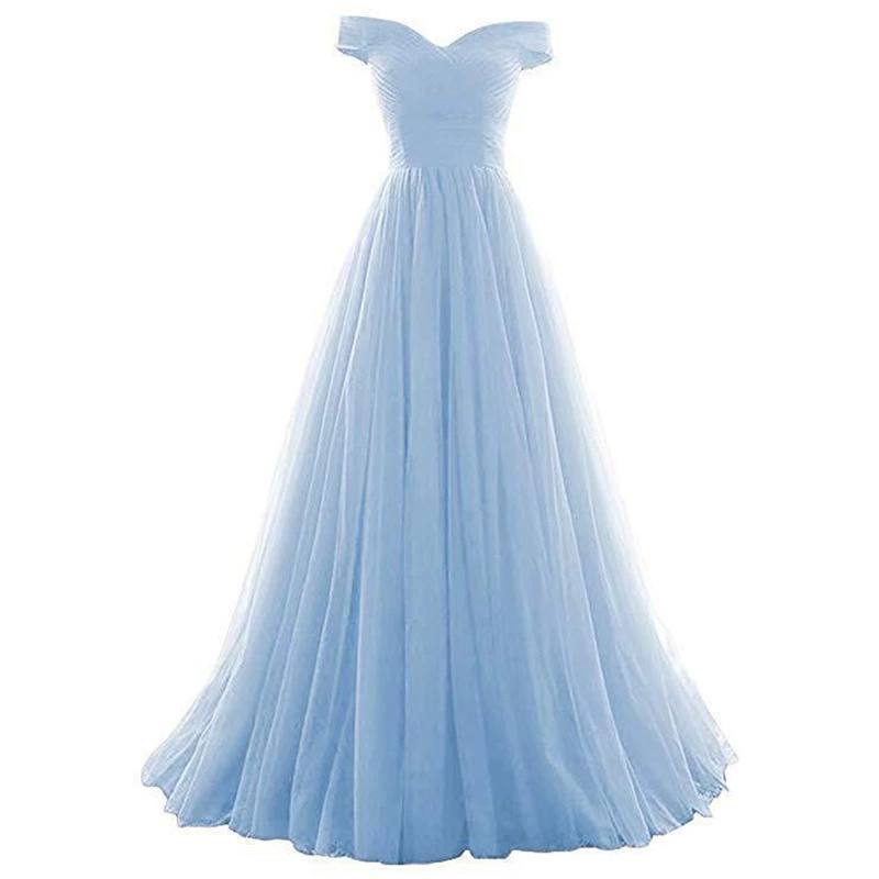 Длинное шифоновое вечернее платье для невесты, европейский стиль, открытые плечи, выпускной бал