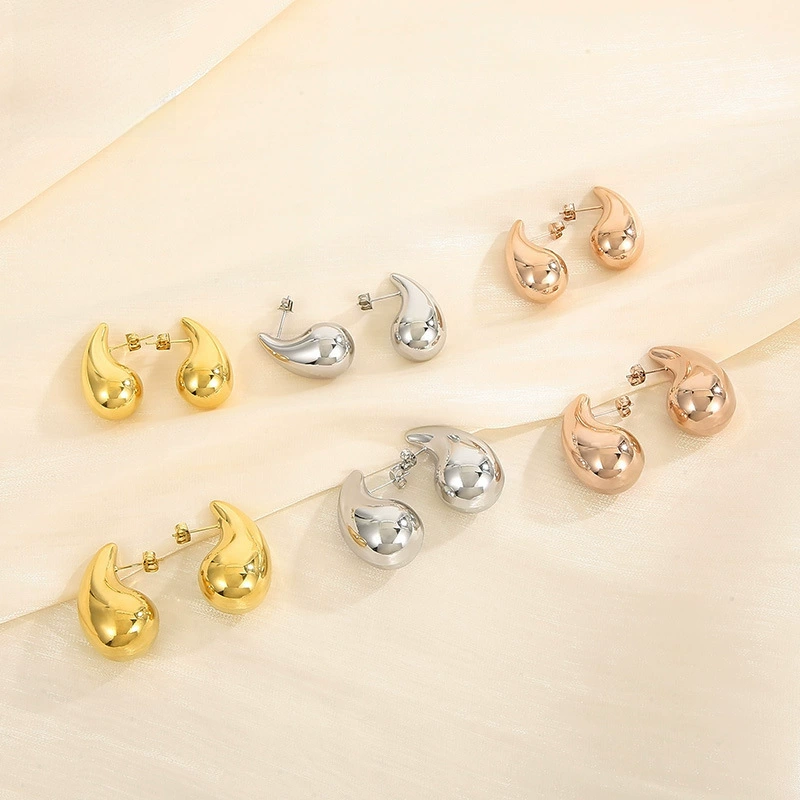 Design brand fashionable universal earrings stainless steel, trend of season