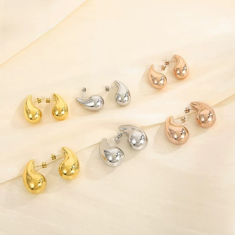 Design brand fashionable universal earrings stainless steel, trend of season