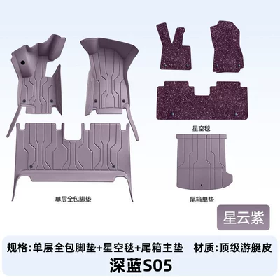 interior modification, trunk mat accessories: Modelə uyğun ayaqaltı - double-layer-starry-sky-blanket-single-trunk-mat-color-to-be-specified