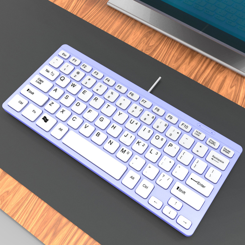 [Purple] 78-key English USB Environmental Protection-Upgraded Edition