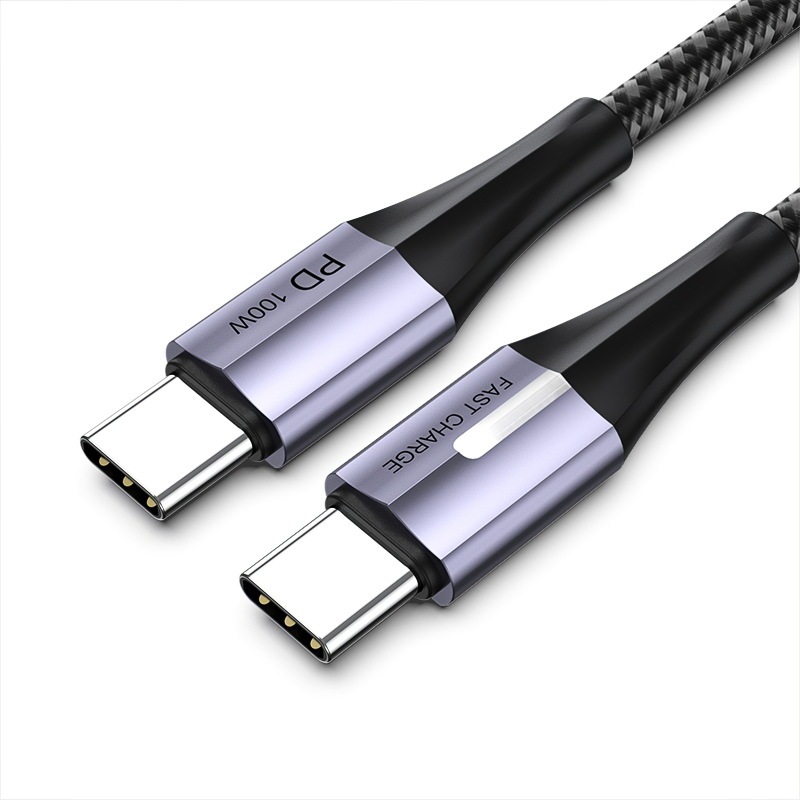 New Braided C-Type Cable Fast Charging Cable Strong 100W Mobile Phone USB C