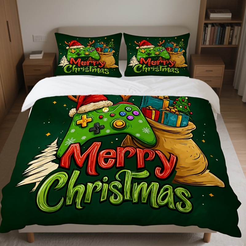 Textil doméstico transfronterizo molienda digital impresión quilt kit mango de juego fuente de fábrica graffiti llevar TEMU / JIT