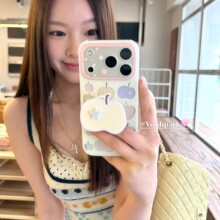 由里公园ins少女系彩色镂空星星苹果17适用17pro苹果17ProMax手机