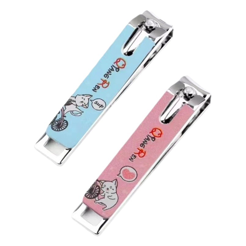New strongman T6627-1 nail clippers small size small fresh folding nail clippers stainless steel flat nail clippers