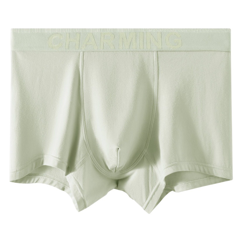 Ropa interior de los hombres modal algodón boxer shorts juventud inconsútil deportes transpirable más tamaño boxer shorts cabeza ropa interior