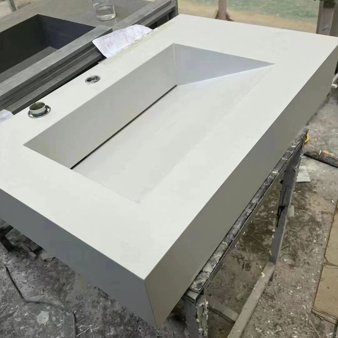 Non-Standard Rock Plate Integrated Laundry Tub Rock Plate under Counter Laundry Tub Custom Balcony Cabinet Basin Custom