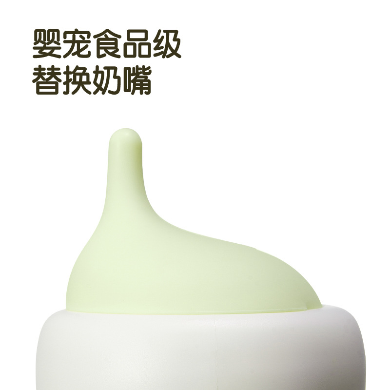 Biberón para mascotas para cachorros, especial para cachorros, resistente a morder, anti-asfixia, sin flatulencias, chupete de silicona suave, biberón resistente a morder al por mayor