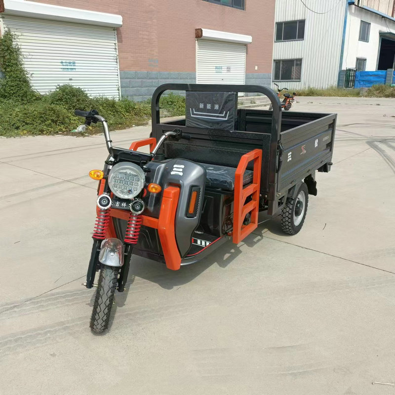 1.6 m steel plate bucket electric tricycle Kaijia warrior large truck King heavy-duty cargo delivery King