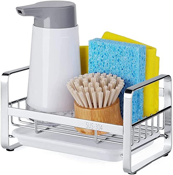 Kitchen Dishcloth Drain Rack Kitchen Storage Rack Storage Rack Punch-Free Hanging Basket Racks & Holders